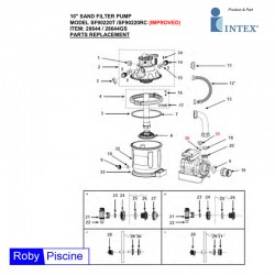 Pompa filtro sabbia Intex...